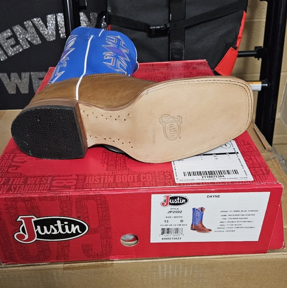 Mens Justin Boots - Picture 3 of 4